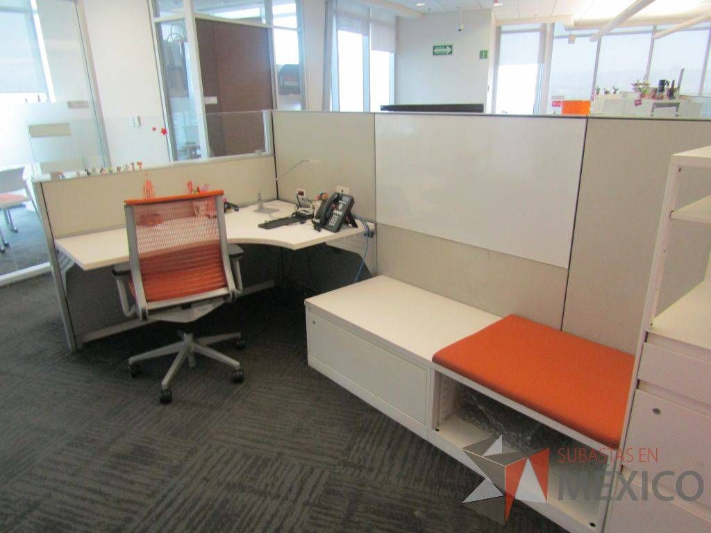 Lote 012 - Estación de trabajo para 2 personas, 1 credenza de 1 cajón,1 espacio para documentos - Imagen 4
