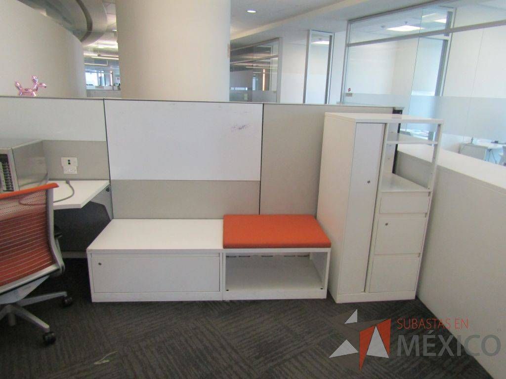Lote 012 - Estación de trabajo para 2 personas, 1 credenza de 1 cajón,1 espacio para documentos - Imagen 8