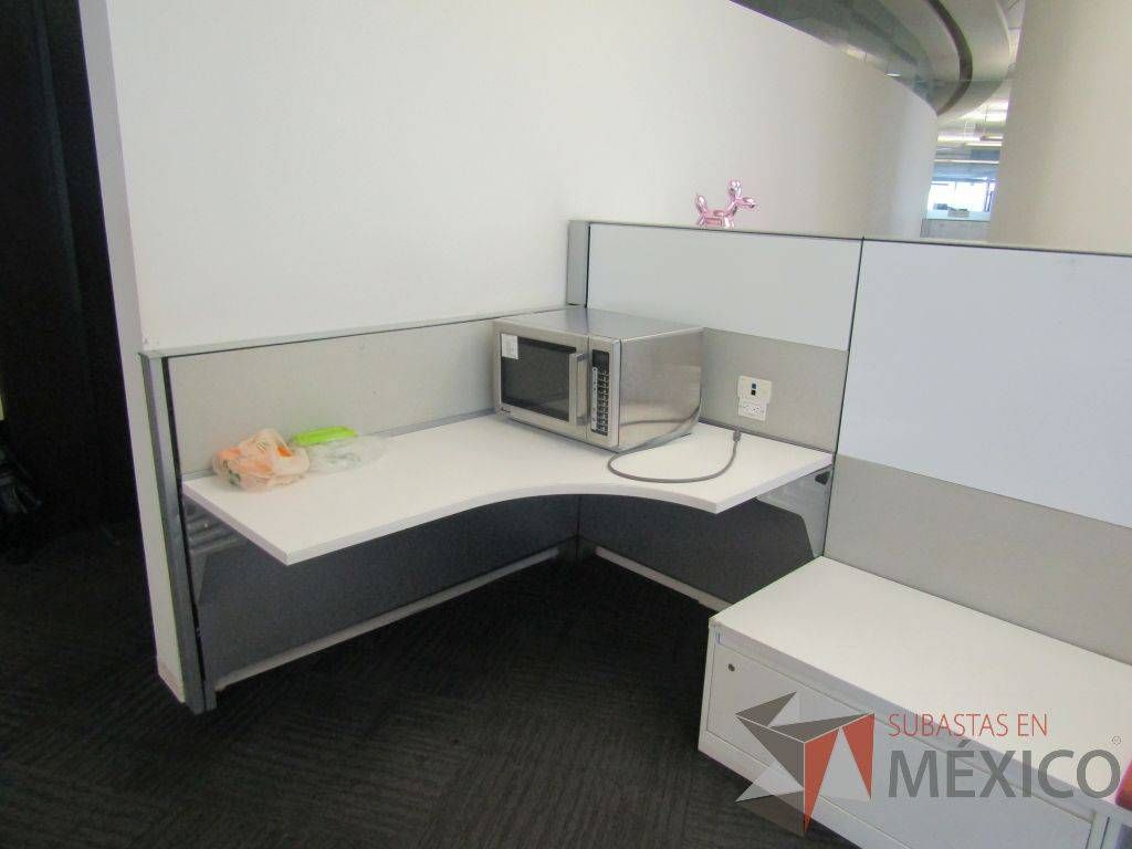 Lote 012 - Estación de trabajo para 2 personas, 1 credenza de 1 cajón,1 espacio para documentos - Imagen 10