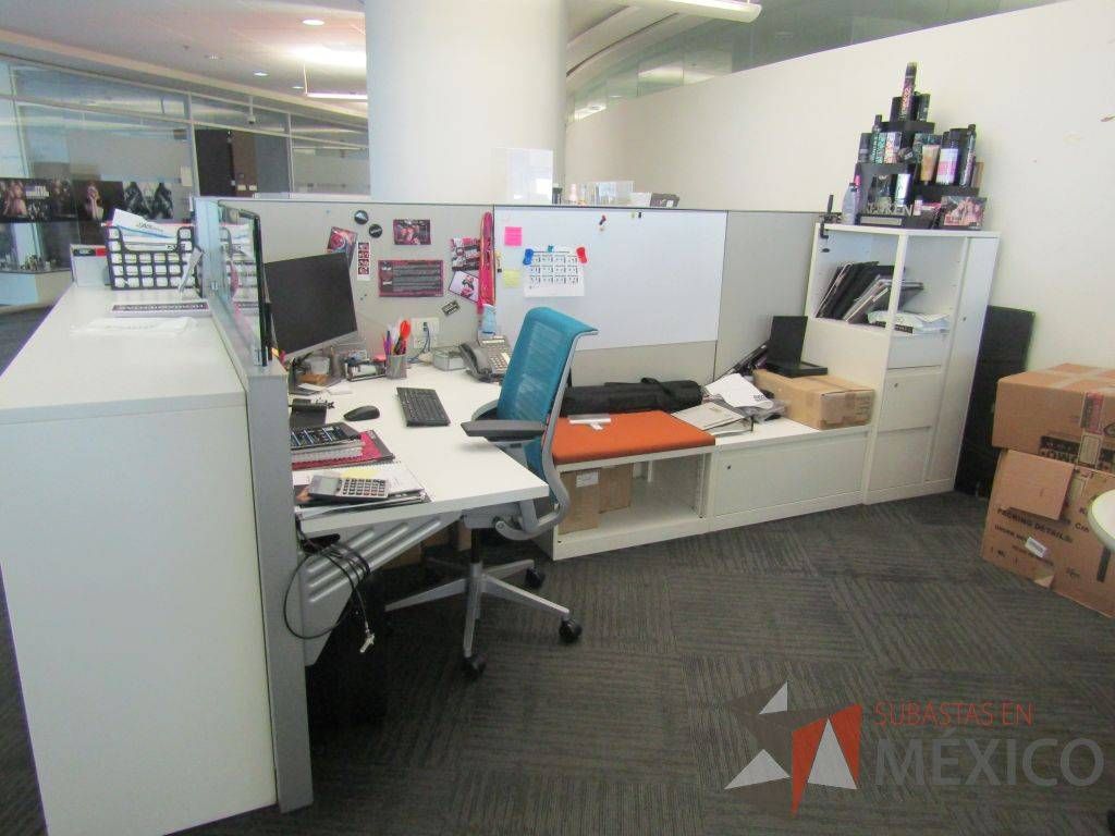 Lote 013 - Estación de trabajo para 3 personas, 1 credenza de 1 cajón,1 espacio para documentos - Imagen 5