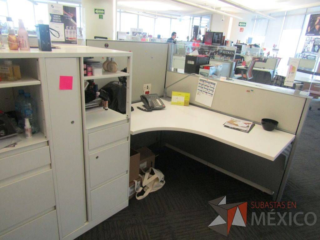 Lote 013 - Estación de trabajo para 3 personas, 1 credenza de 1 cajón,1 espacio para documentos - Imagen 7