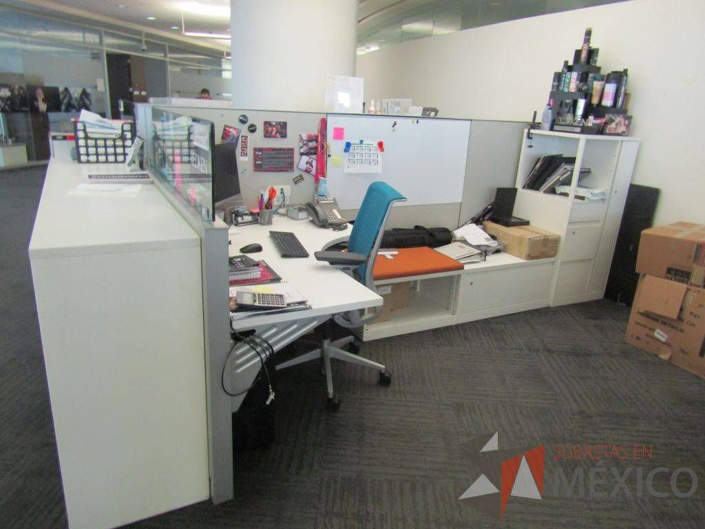 Lote 013 - Estación de trabajo para 3 personas, 1 credenza de 1 cajón,1 espacio para documentos - Imagen 11