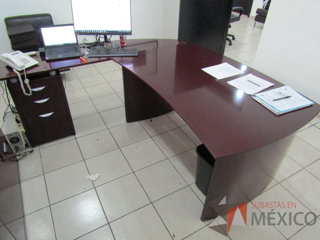 Escritorio para 1 persona en escuadra con archivero de pedestal de 3 cajones - Imagen 3