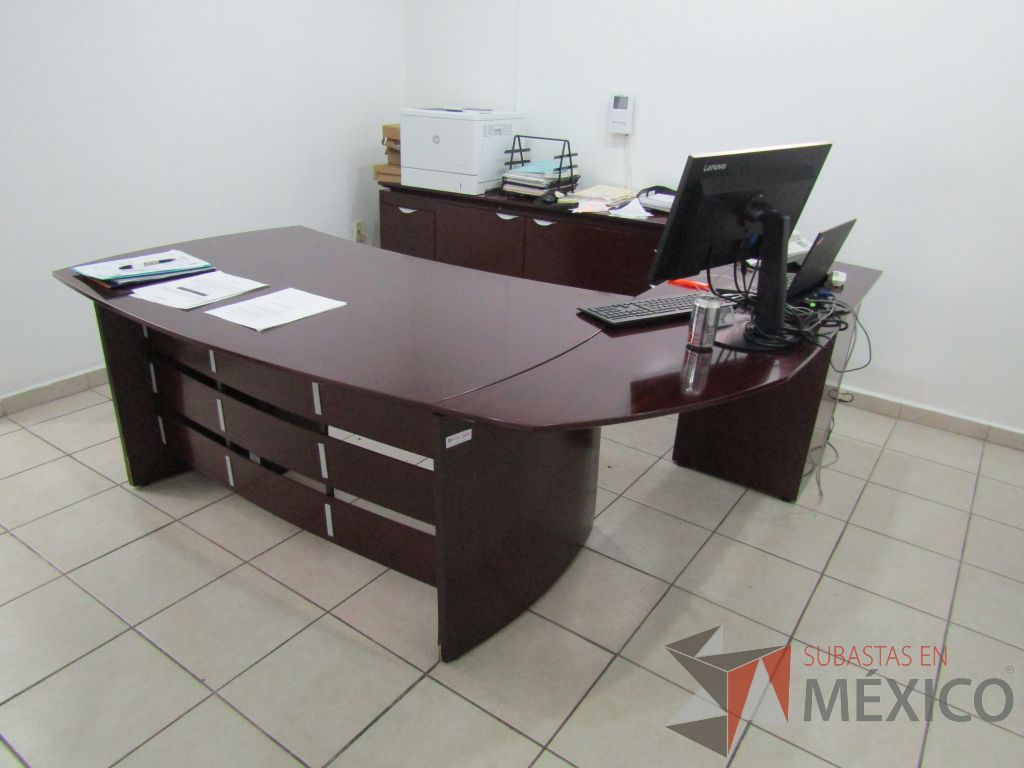 Escritorio para 1 persona en escuadra con archivero de pedestal de 3 cajones - Imagen 8