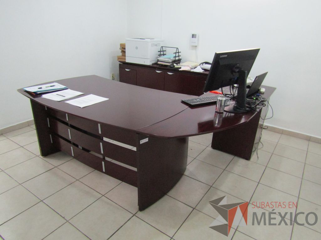 Escritorio para 1 persona en escuadra con archivero de pedestal de 3 cajones - Imagen 9