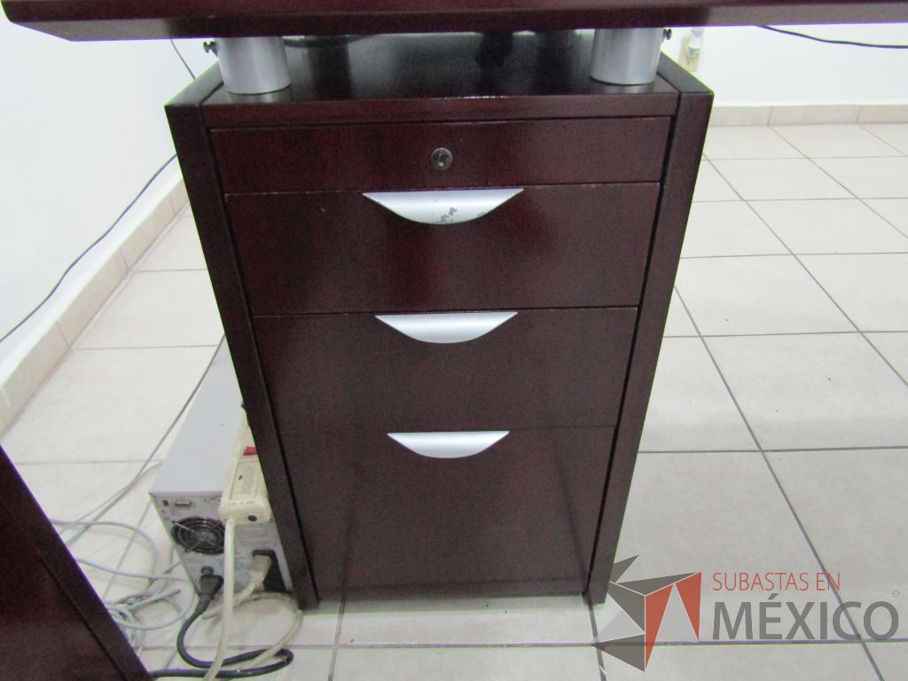 Escritorio para 1 persona en escuadra con archivero de pedestal de 3 cajones - Imagen 17