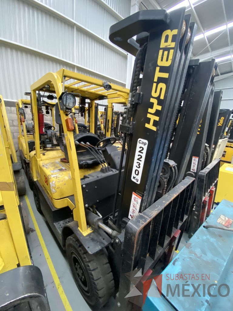 Lote 014 - Montacargas Hyster H2.5TX, Contrabalanceado, Combustión Diesel/Gas, Año 2015 - Imagen 8
