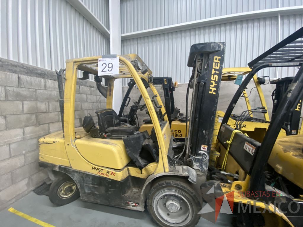 Lote 016 - Montacargas Hyster H70FT, Contrabalanceado, Combustión Diesel/Gas, Año 2015 - Imagen 28