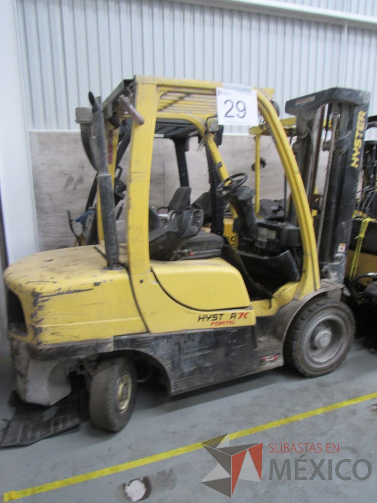 Lote 016 - Montacargas Hyster H70FT, Contrabalanceado, Combustión Diesel/Gas, Año 2015 - Imagen 3