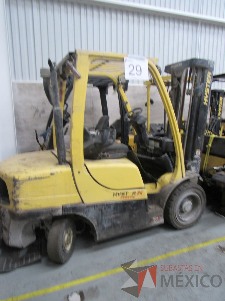 Lote 016 - Montacargas Hyster H70FT, Contrabalanceado, Combustión Diesel/Gas, Año 2015 - Imagen 2