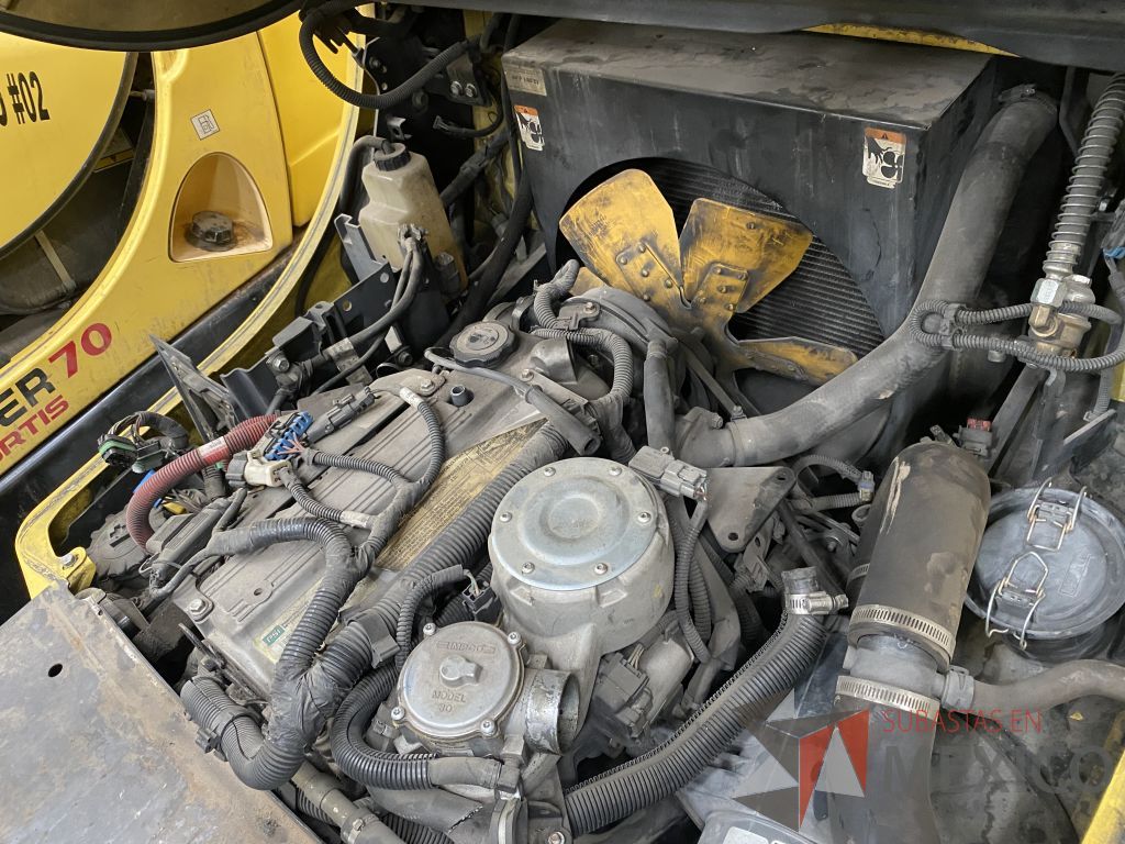 Lote 017 - Montacargas Hyster H70FT, Contrabalanceado, Combustión Diesel/Gas, Año 2015 - Imagen 21