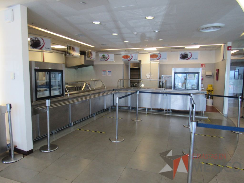 Lote 003 - Barra de servicio sin exhibidores 5 baños maría para alimentos y barra deslizadora de charolas - Imagen 6