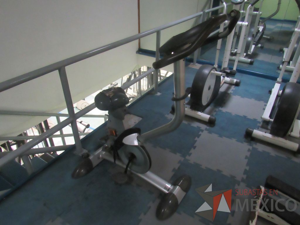 Lote 021 - Banco plano para abdominales y Bicicleta en mal estado, sin pedales y asiento roto - Imagen 9