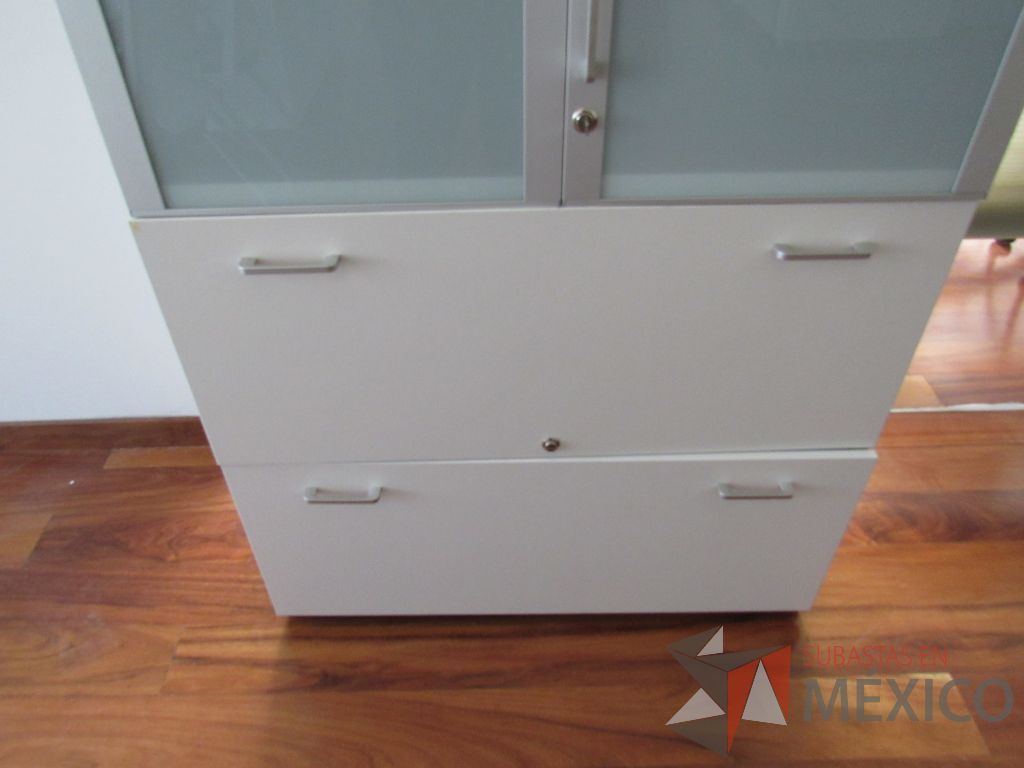 Lote 002 - 2 Gabinetes alto con 2 puerta y 7 entrepaños color blanco - Imagen 11