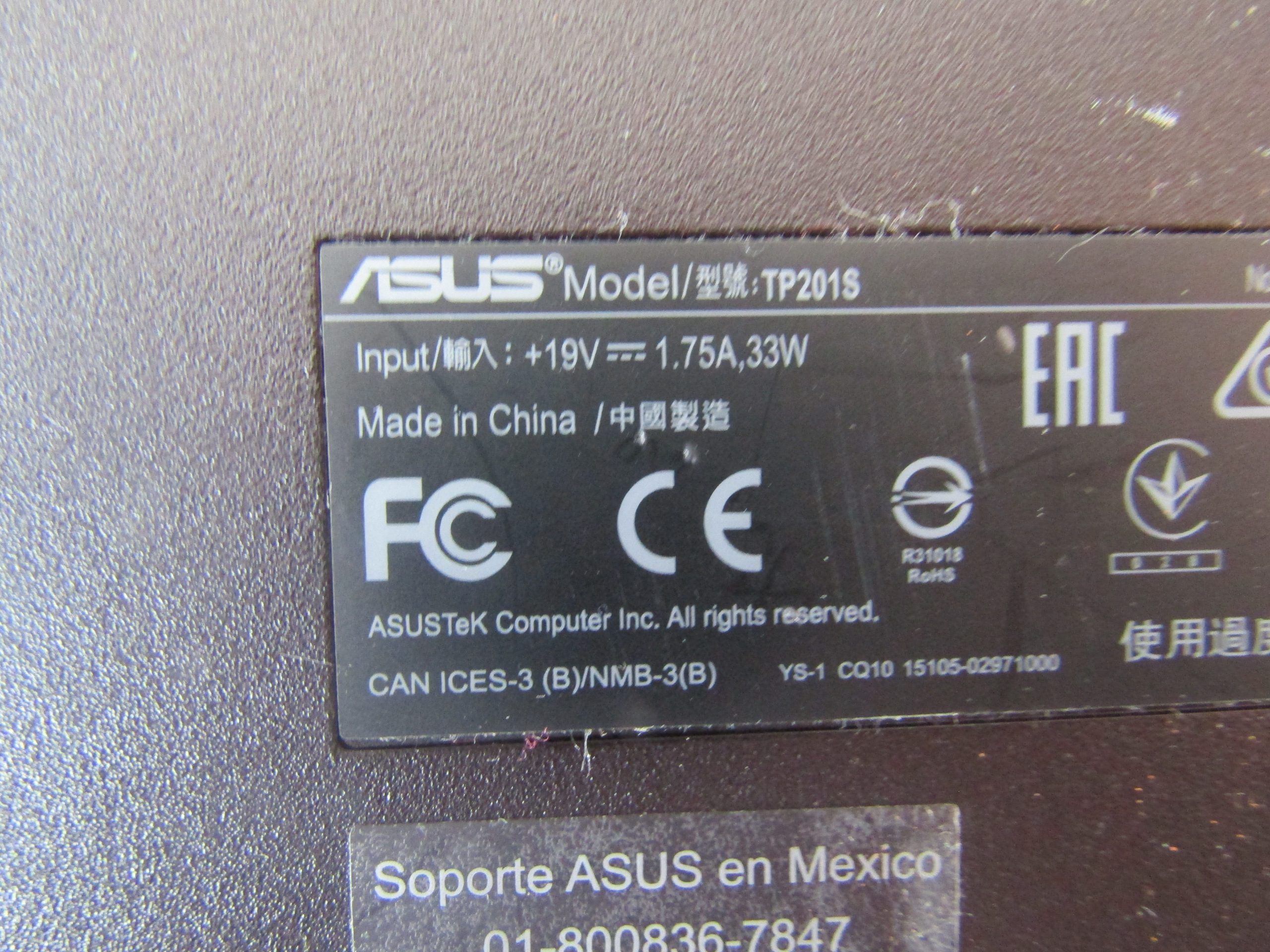 Lote 006 - Laptop ASUS, Modelo: TP201SA. , RAM 4.00 GB con cargador - Imagen 10