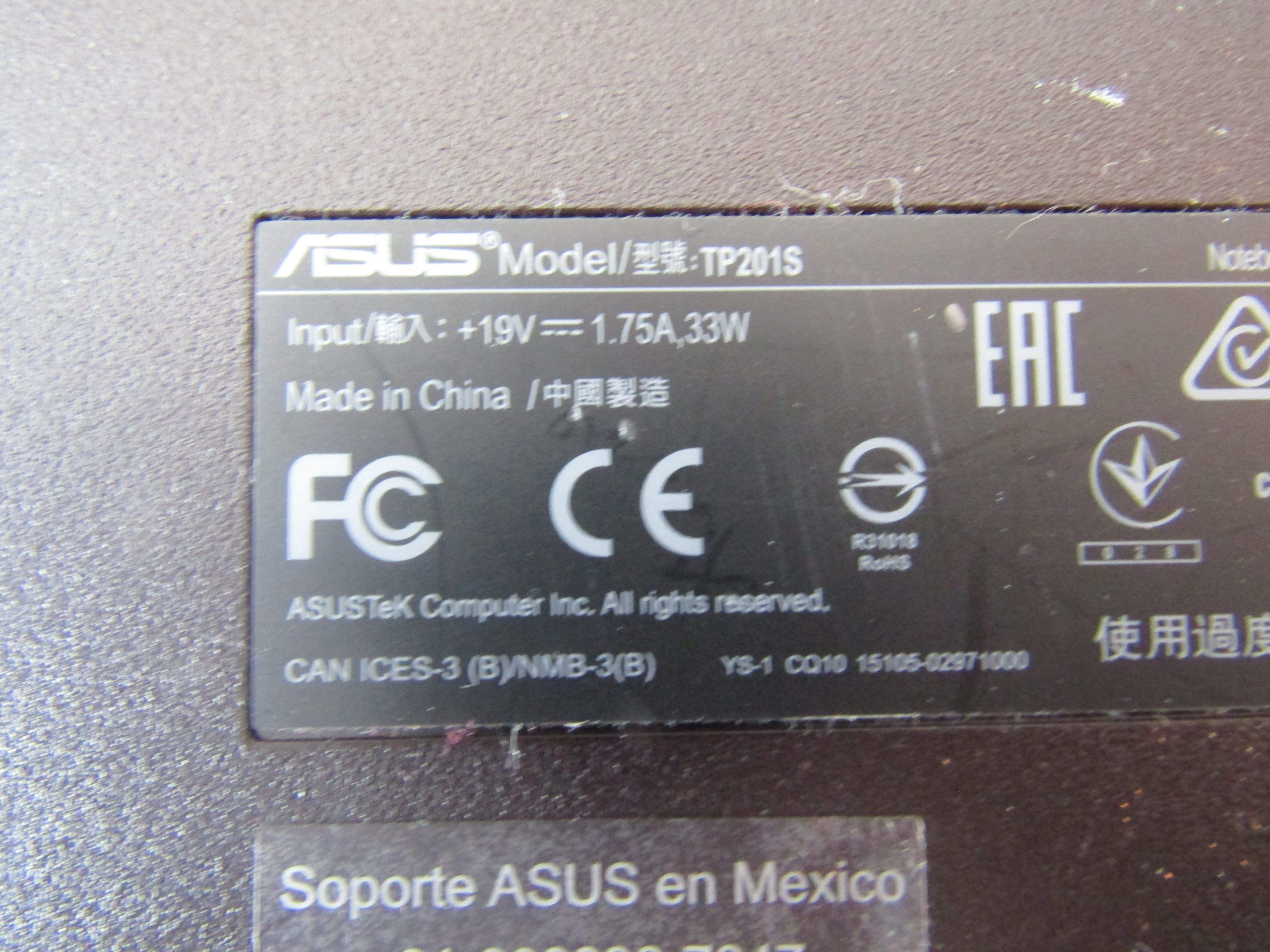Lote 006 - Laptop ASUS, Modelo: TP201SA. , RAM 4.00 GB con cargador - Imagen 11
