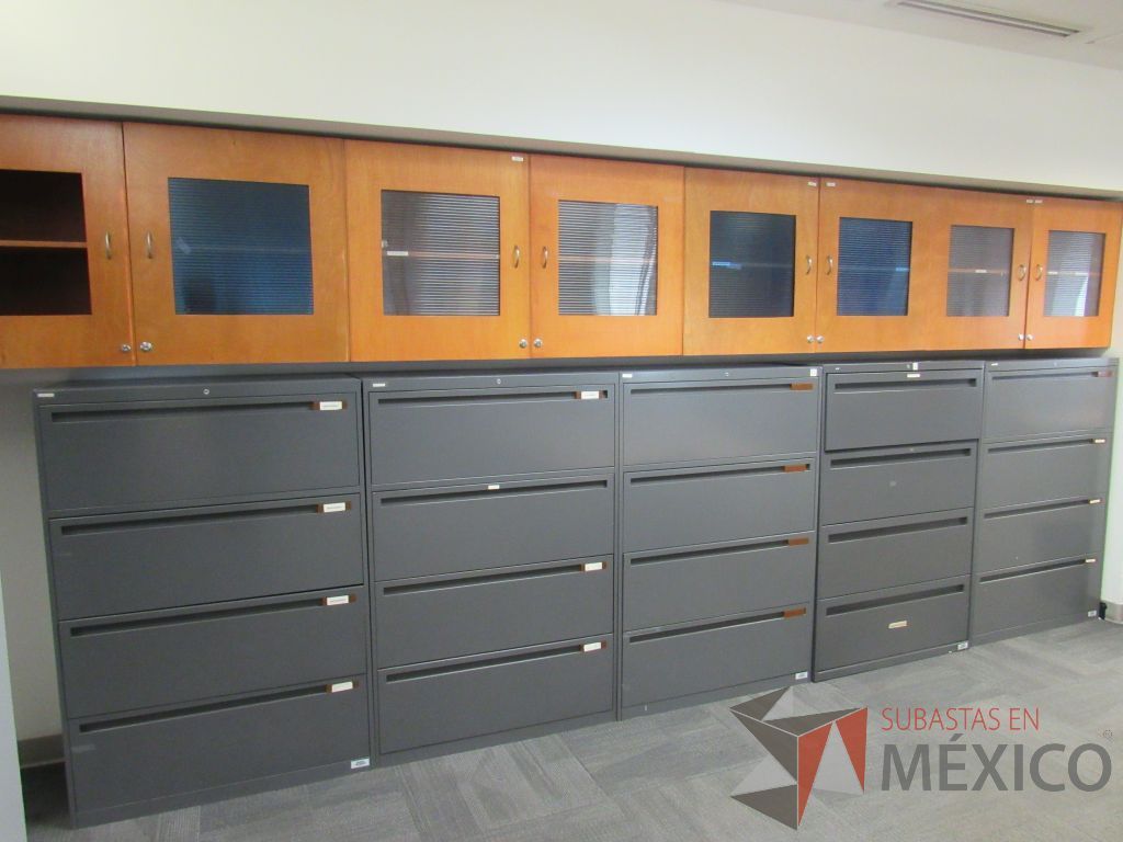 Lote 159b - Archivero metálico horizontal de 4 cajones color gris - Imagen 3
