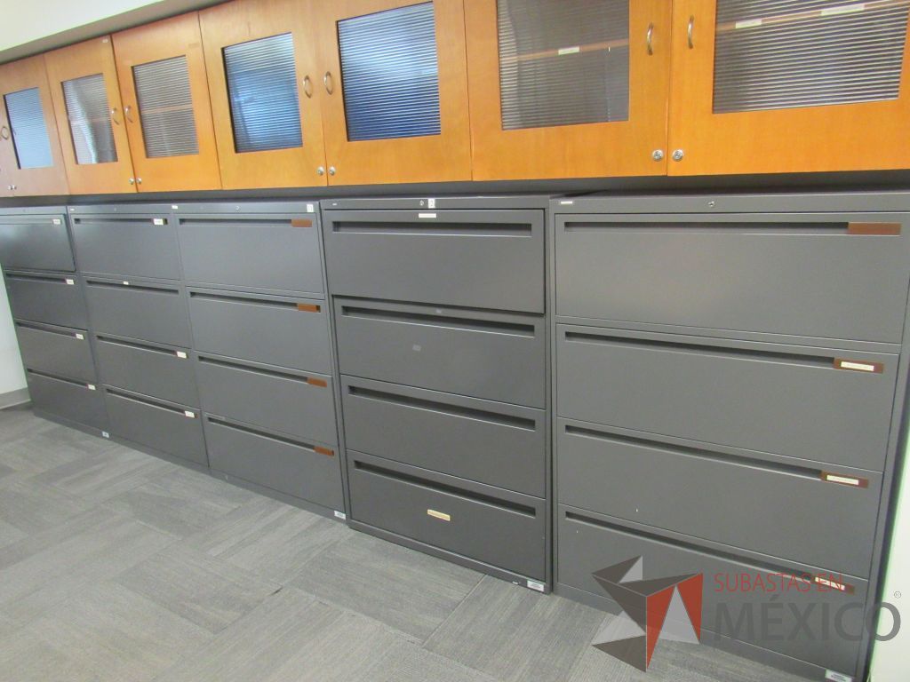 Lote 159b - Archivero metálico horizontal de 4 cajones color gris - Imagen 7