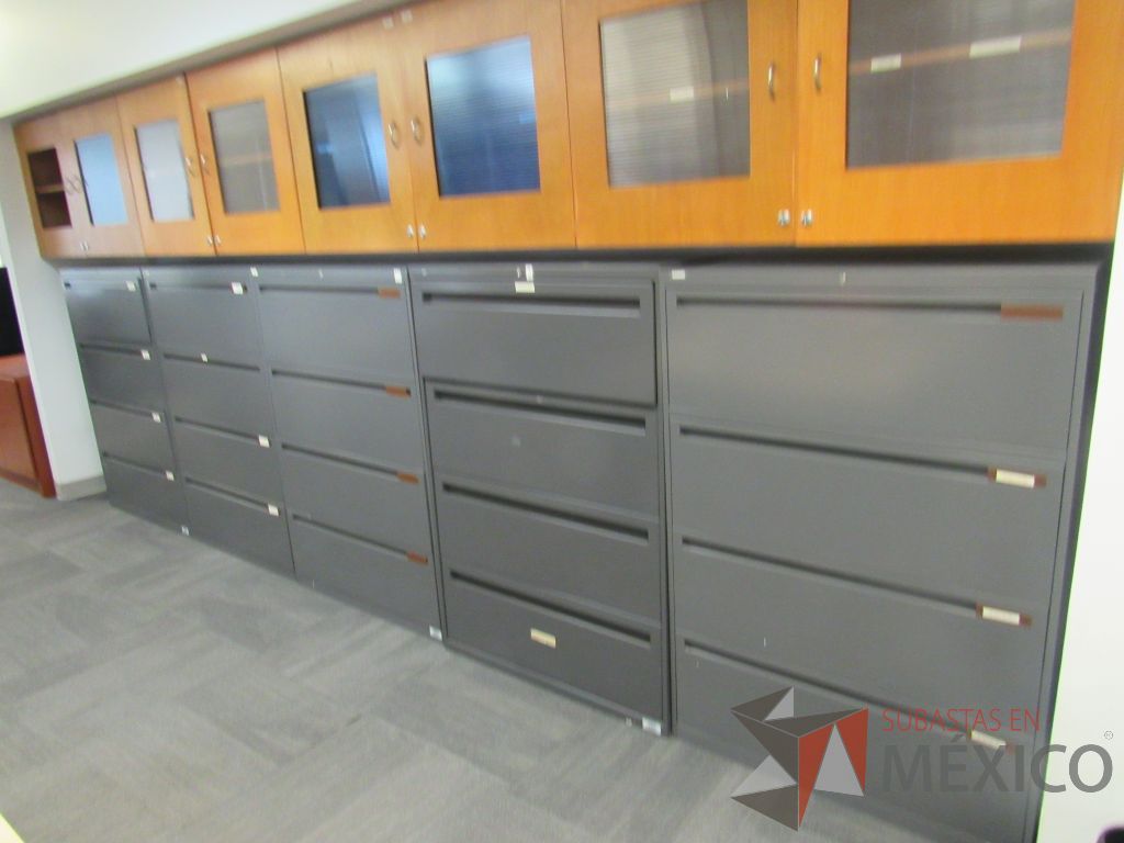 Lote 159b - Archivero metálico horizontal de 4 cajones color gris - Imagen 8