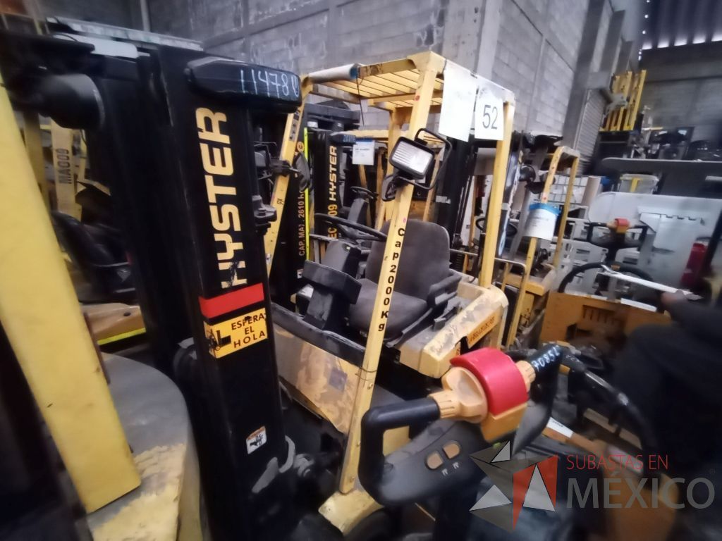 Lote 011 - Montacargas Hyster Electric Lift Truck, Año: 1997