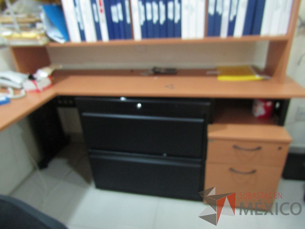 Lote 012 - Archivero horizontal metálico de 2 cajones color negro - Imagen 3