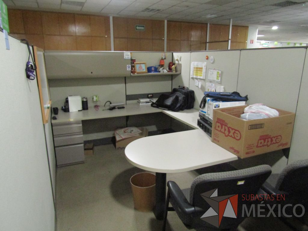 Lote 003 - Estación de trabajo para 9 personas con mampara alta - Imagen 4