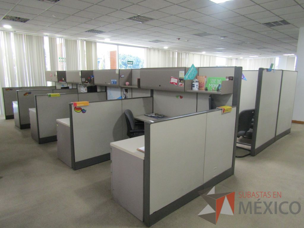 Lote 018 - Estación de trabajo para 14 personas con mampara alta con 13 gavetas - Imagen 7