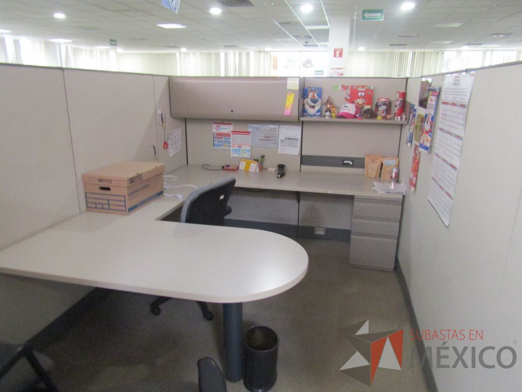 Lote 022 - Estación de trabajo para 16 personas de mampara alta con 16 gavetas - Imagen 14