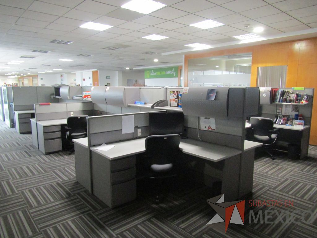 Lote 026 - Estación de trabajo para 22 personas con mampara alta con 22 gavetas - Imagen 10