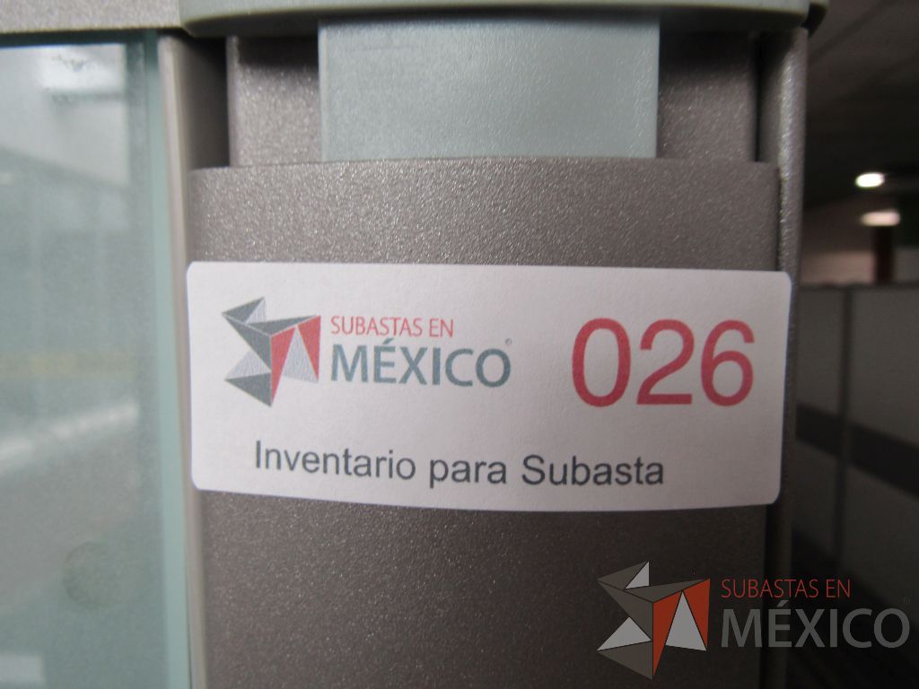 Lote 029 - Estación de trabajo para 12 personas con mampara alta con 12 gavetas - Imagen 12