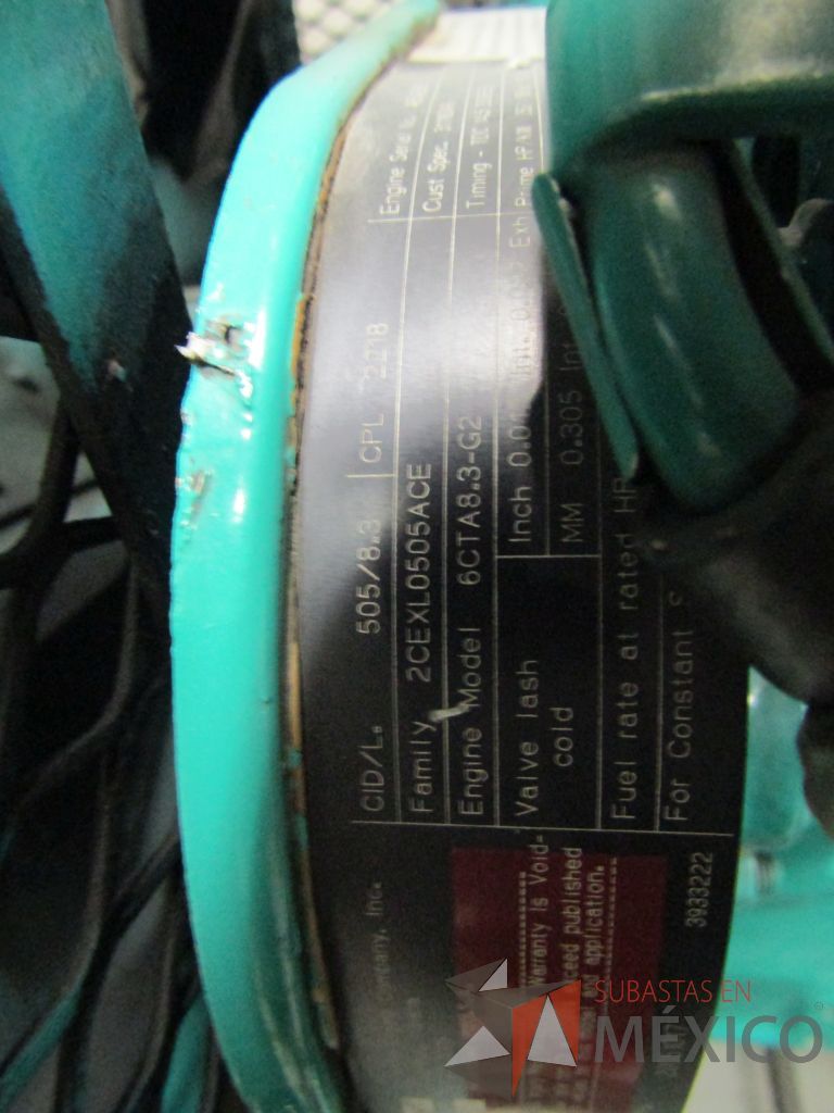 Lote 002 - Planta de emergencia Selmec con Motor Cummins, 175 KW, 219 KVA - Imagen 59