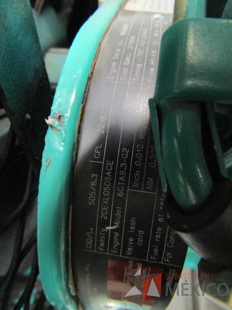 Lote 002 - Planta de emergencia Selmec con Motor Cummins, 175 KW, 219 KVA - Imagen 57