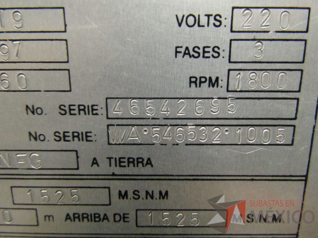 Lote 002 - Planta de emergencia Selmec con Motor Cummins, 175 KW, 219 KVA - Imagen 38
