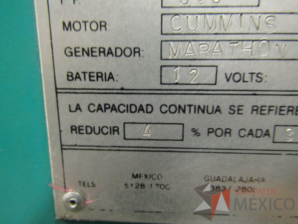 Lote 002 - Planta de emergencia Selmec con Motor Cummins, 175 KW, 219 KVA - Imagen 37