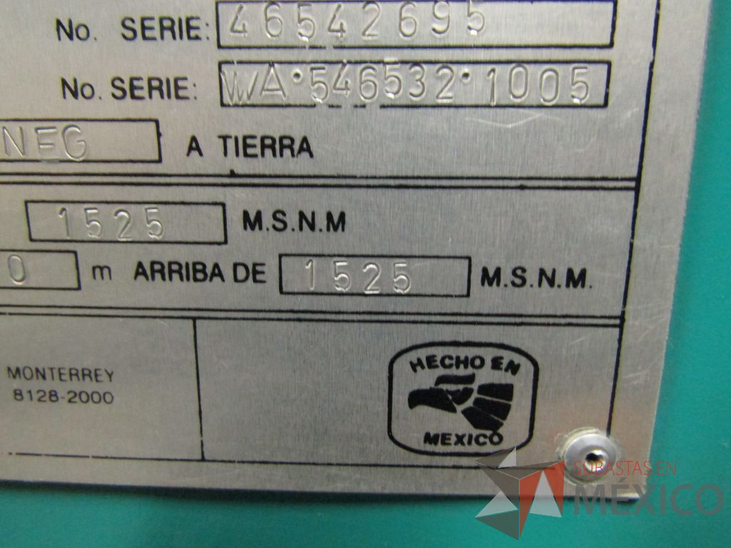 Lote 002 - Planta de emergencia Selmec con Motor Cummins, 175 KW, 219 KVA - Imagen 35