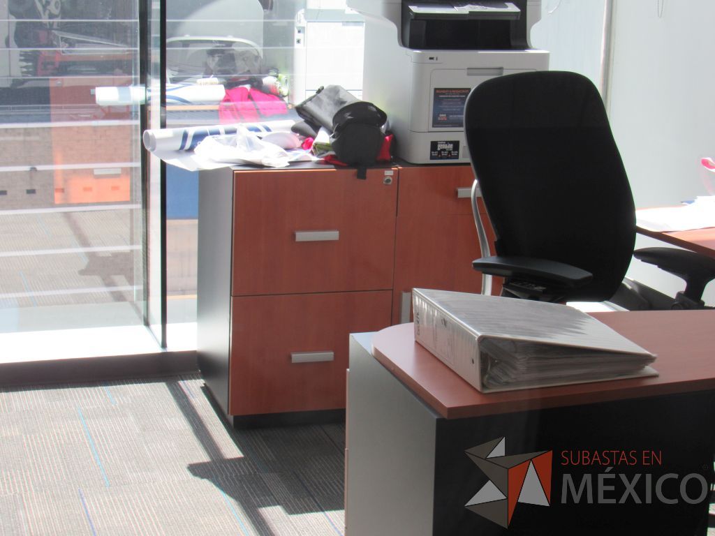 Lote 049 - Oficina Ejecutiva con escritorio en escuadra, Archivero y Credenza - Imagen 10