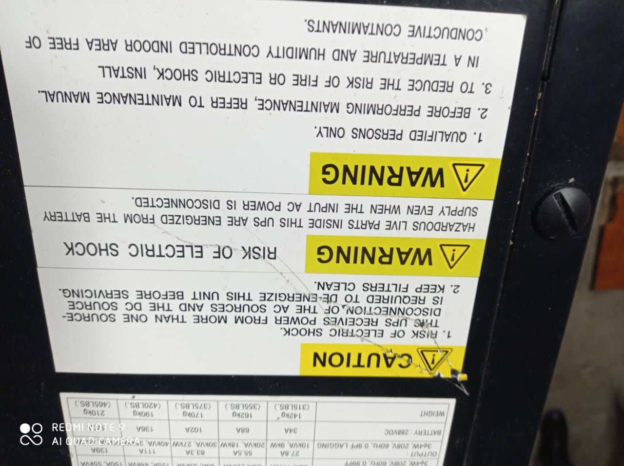 INV 094 - UPS, Modelo: UP1133A-A403SU-2, Marca: Mitsubishi Electric y Mando de baterías - Imagen 25