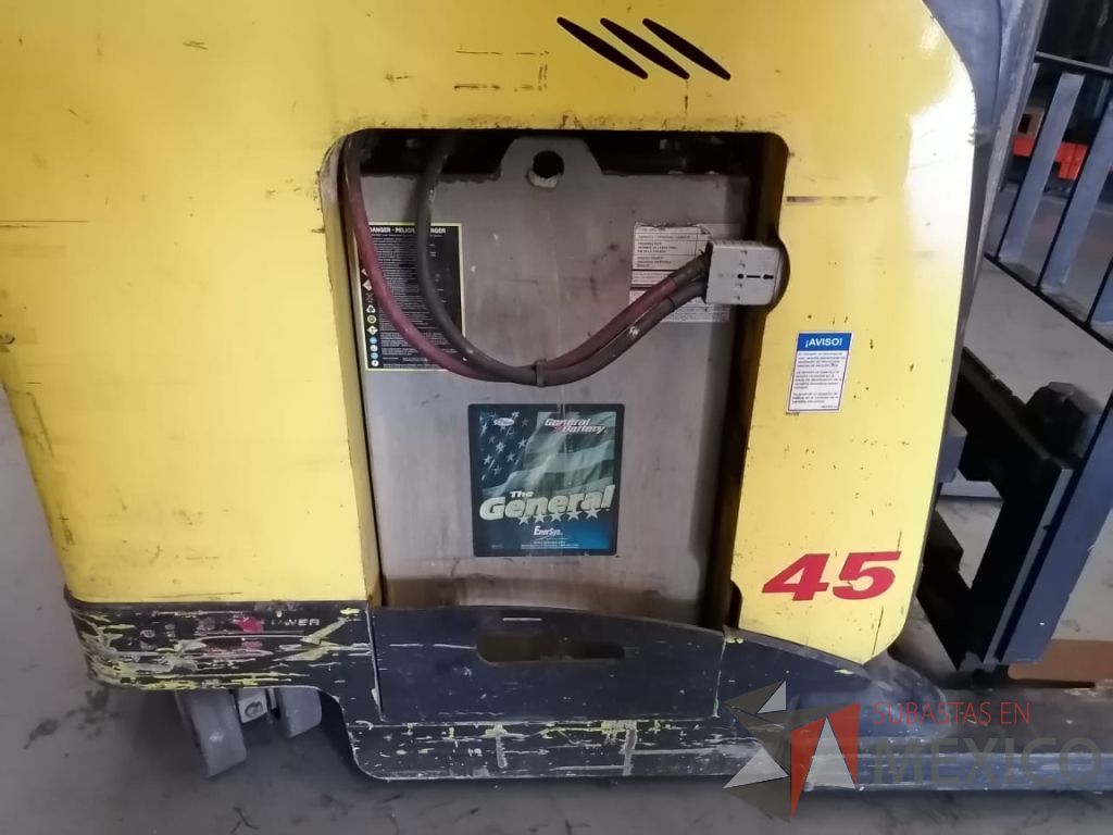 Lote 005 - Montacargas Eléctrico, Hyster N45ZR2-18.5, Año: 2015 - Imagen 10
