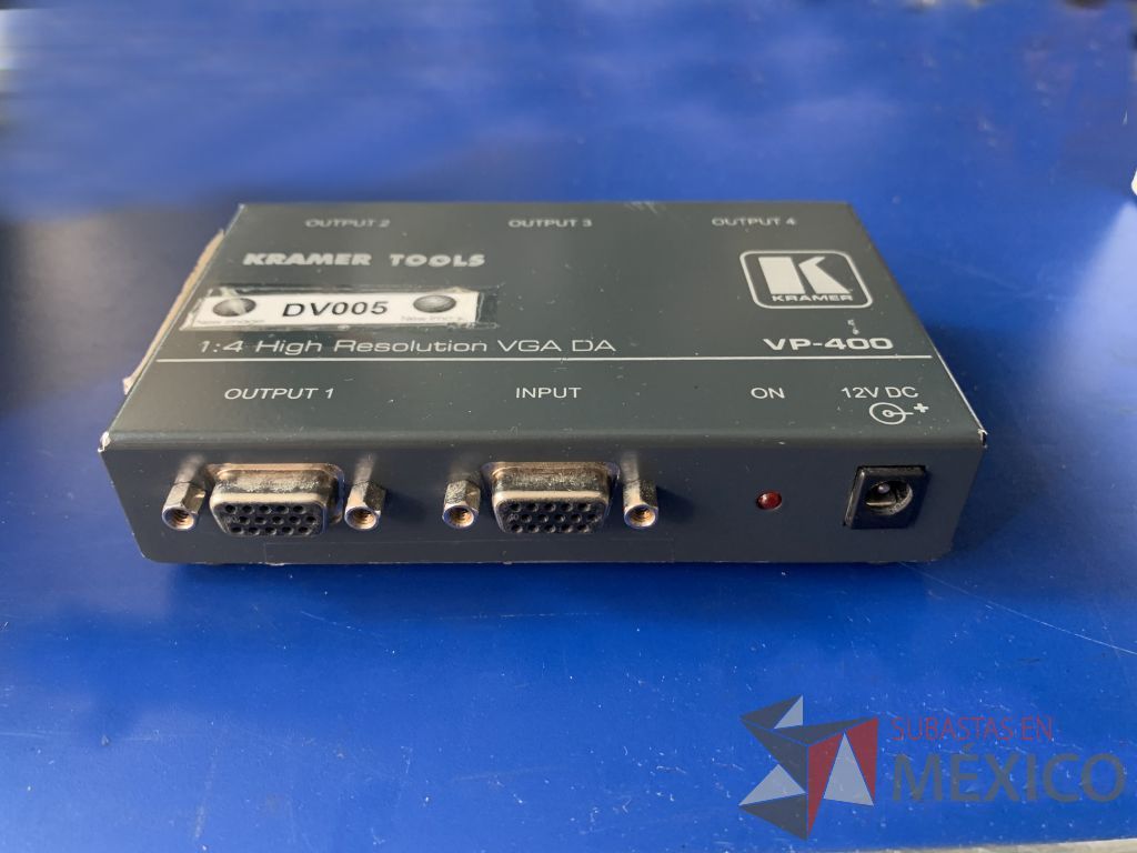 Lote 006 – 4 Distribuidores de video VGA Kramer (1 VP-400 y 3 VP-400K) - Imagen 6