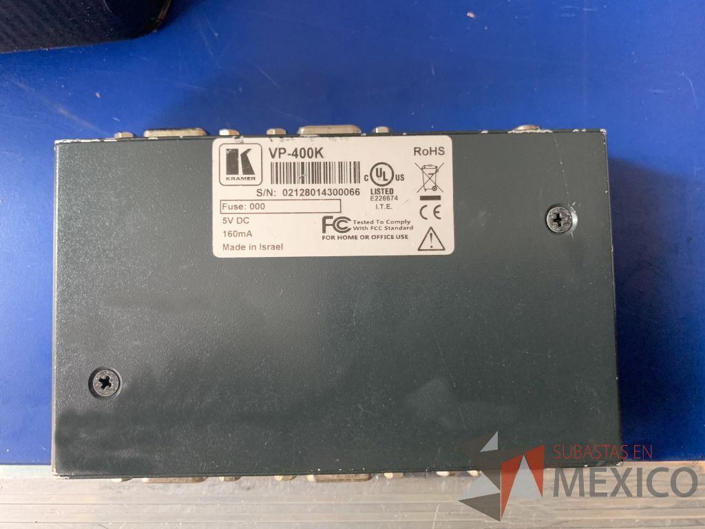 Lote 006 – 4 Distribuidores de video VGA Kramer (1 VP-400 y 3 VP-400K) - Imagen 9