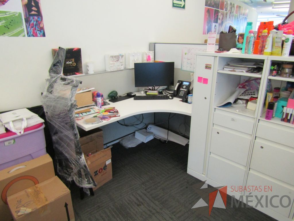 Lote 010 - Estación de trabajo para 6 personas color blanco - Imagen 5