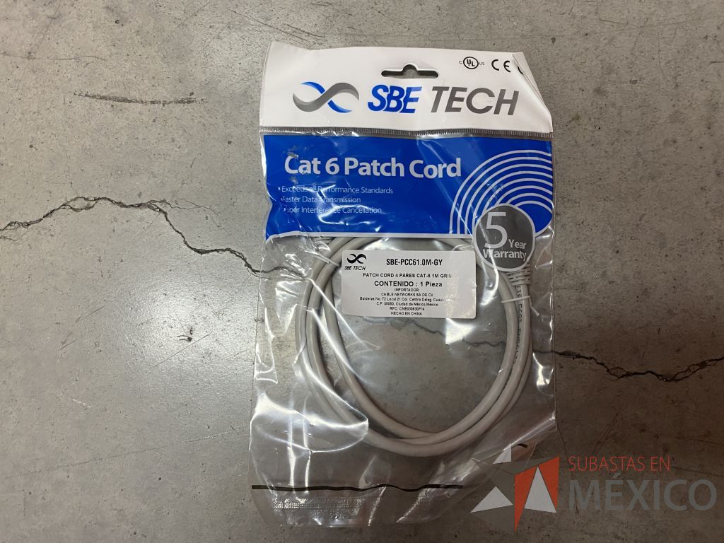 Lote 198 - 778 Cables de red UTP categoria 6 de 2 metros color gris - Imagen 21