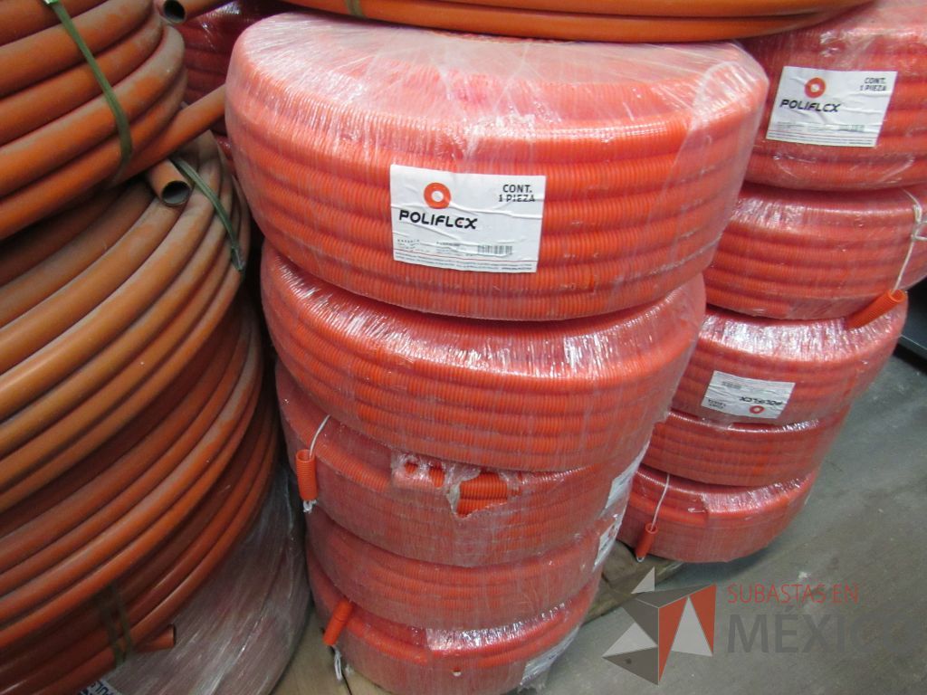 Lote 263 - 750 Metros poliducto flex naranja, 1000 Metros de poliductos rigido naranja... - Imagen 3