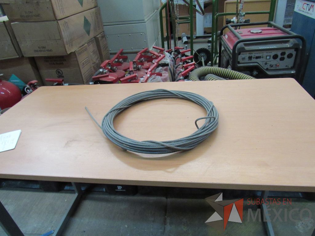 Lote 266 - 1 Cadena eslabón 3/8, 1 Cadena eslabón 1/4, 65 Cable de acero 3/16... - Imagen 8