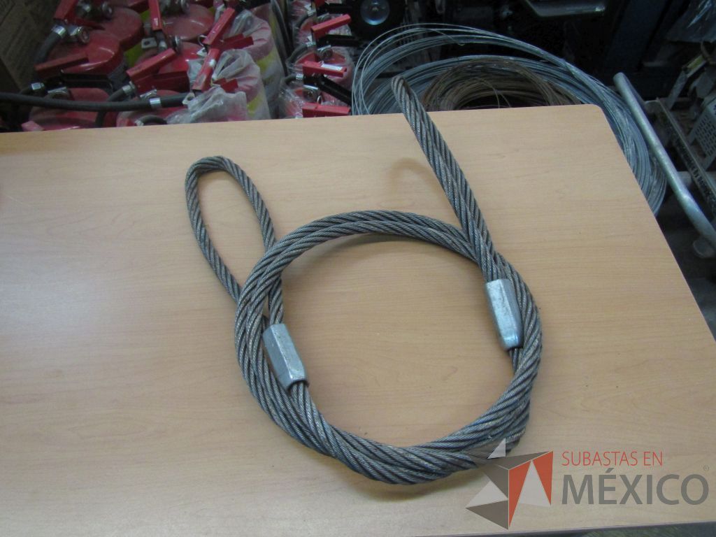 Lote 266 - 1 Cadena eslabón 3/8, 1 Cadena eslabón 1/4, 65 Cable de acero 3/16... - Imagen 28