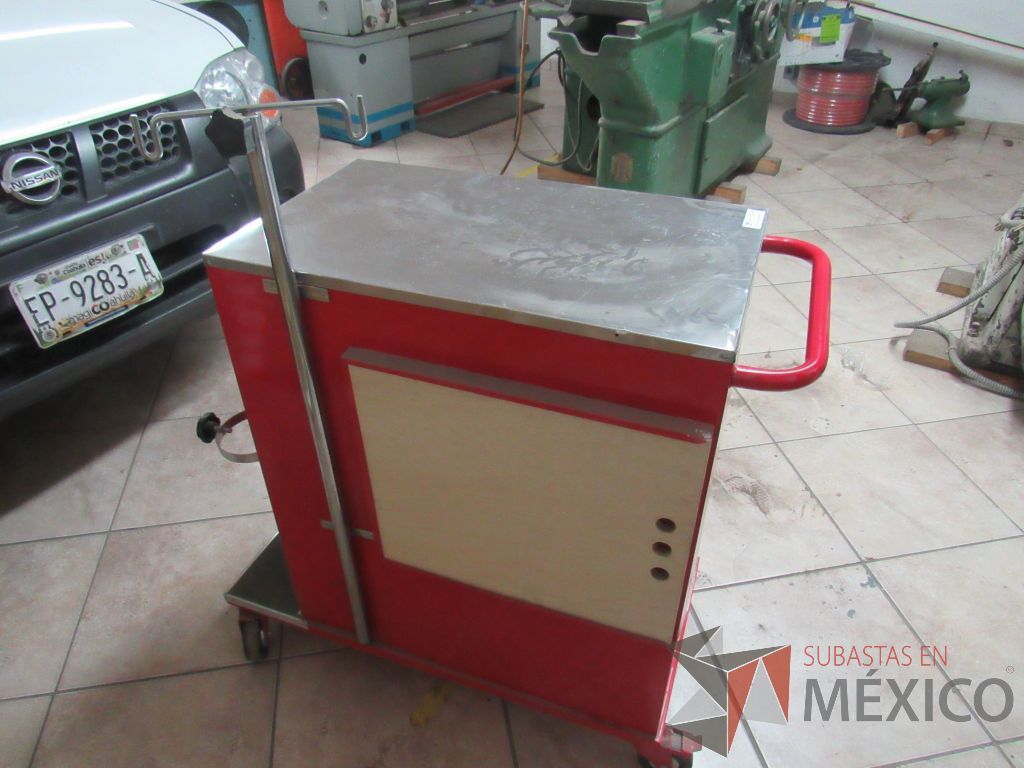 Lote 015 - Porta herramientas con ruedas y 4 cajones color rojo - Imagen 6