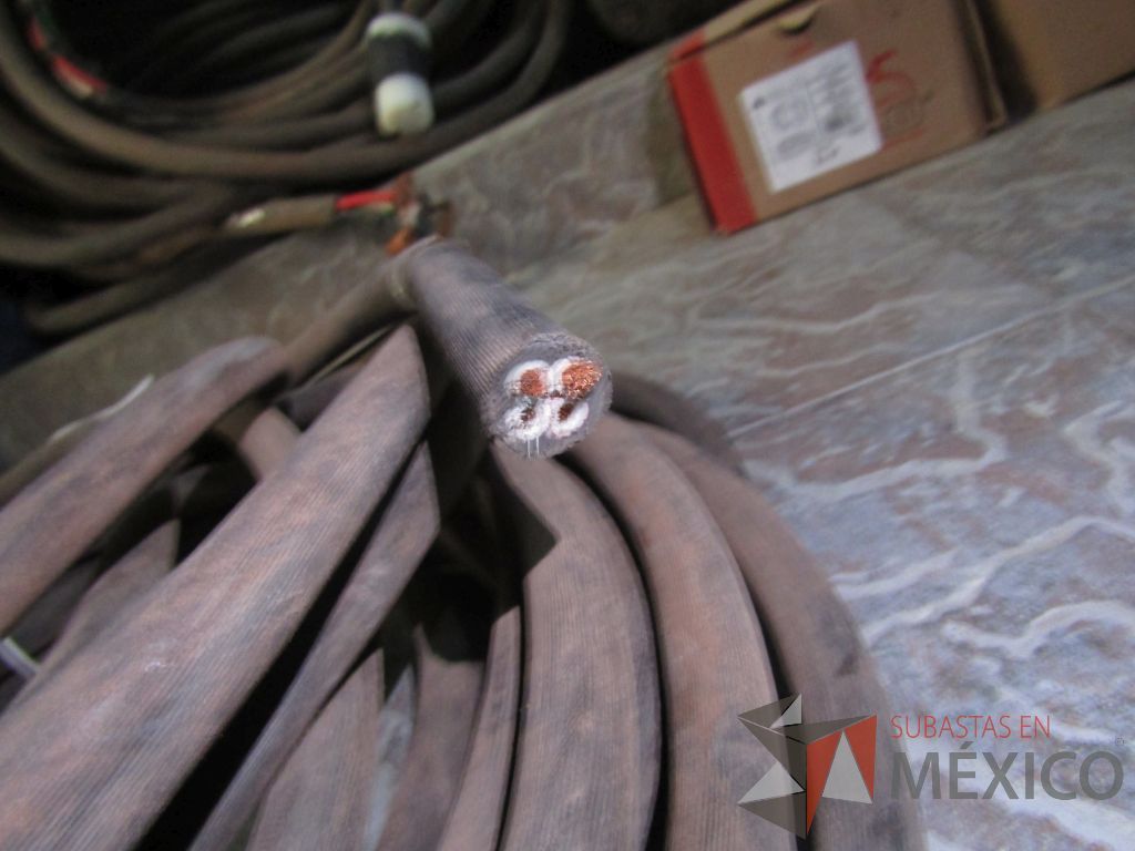 Lote 080 - Tramo de 25 mts c/u de cable uso rudo calibre 4/0, tramo de 25 mts de cable de uso rudo ... - Imagen 62