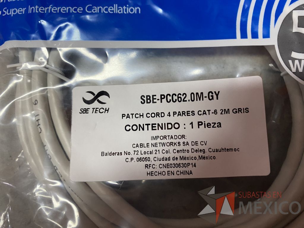 Lote 211 - 443 Cables de red UTP categoría 6 de 2 metros color gris, 502 Cables de red UTP categoría 6 de 1 metro color gris ... - Imagen 15