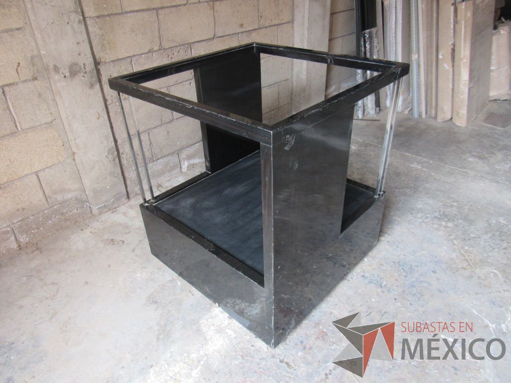 Lote 028 - Exhibidor cuadrado con 1 cajones color negro - Imagen 8