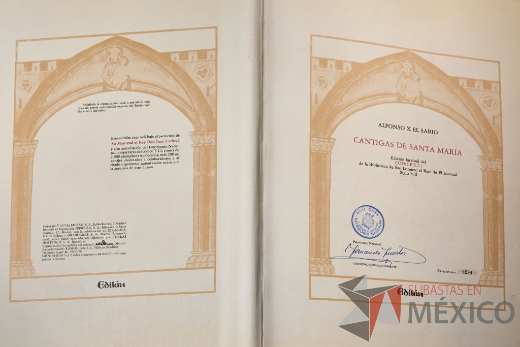 Lote 001 - Manuscrito de las Cantigas de Santa María escritas en galaicoportugués - Imagen 5